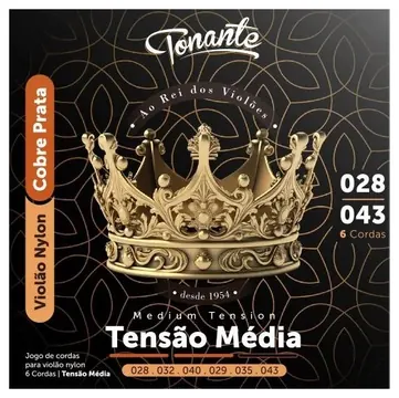 Tonante Encordoamento Tonante Nylon Tensão Média .028 Violão