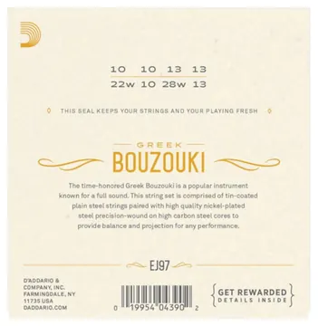 D'Addario EJ 97 Saiten für Griechische Bouzouki
