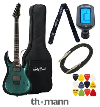 Harley Benton R-446 Flip Flop Blue Bundle