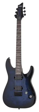 Schecter Omen Elite 6 - See Through Blue Burst