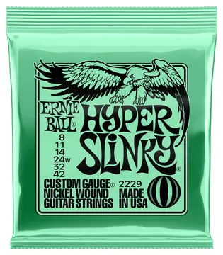 Ernie Ball Hyper Slinky Electric Guitar Strings