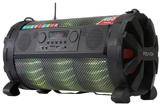 Polyvox Caixa Bluetooth Bazuka 480W Led BT XB-860 - Polyvox