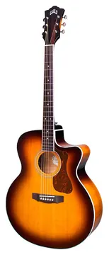 Guild F-250CE Jumbo Electro-Acoustic - Antique Burst
