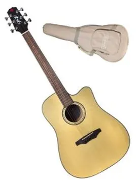 Seizi Supreme Kaiju Folk Cutaway Eletroacústico com Bag