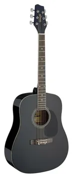 Stagg SA20D akoestische gitaar Zwart