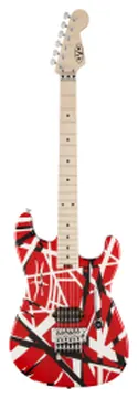 EVH Striped Series - red with black stripes
