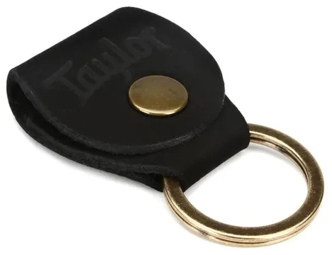 Taylor Key Ring W/Pick Holder Black Nubuck