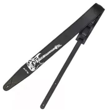 Correia Sintética 6CM Preto - S Guitarra - Pç