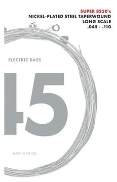 Fender Super 8250s F-8250M string set electric bass (strings through body)