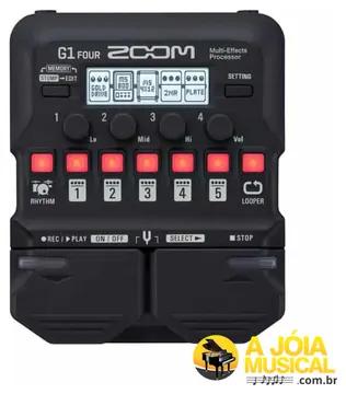 Zoom Pedaleira Zoom para Guitarra G1 Four