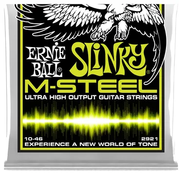 Ernie Ball 2921 Slinky M-Steel Super 10-46 Saiten für E-Gitarre