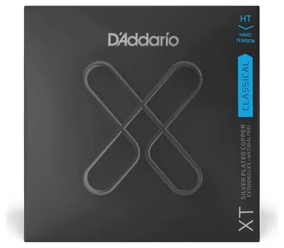 D'Addario XTC46 - XT Classical Silver Plated Copper, Hard Tension | 029-046