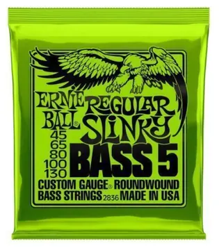 Ernie Ball Encordoamento Para Contrabaixo Niquel .045 Regular Slinky Ernie Ball