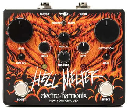 Electro-Harmonix Hell Melter Distortion Pedal