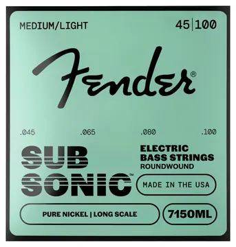 Fender 7150ML - Original Bass Pure Nickel Roundwound 045 - 100