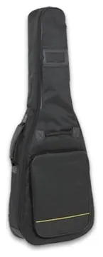 Saco Ortolá 554 31W Nylon para Guitarra Folk Almofadado 10mm Mochila Preto