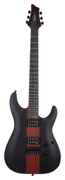 Schecter C-1 Rob Scallon Firma Satinato tostatura scura