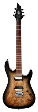 Cort KX300OPRB Guitare Electrique Raw Burst Pores Ouverts