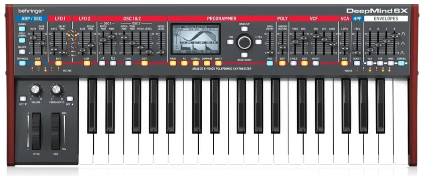 Behringer Deepmind 6X Sintetizzatore Analogico 6 Voci 37 Tasti Semipesati