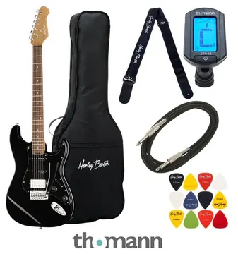 Harley Benton ST-Modern Plus HSS BK Bundle