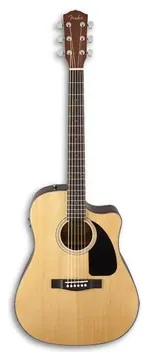 Guitarra Eletroacústica Fender Dreadnought CD 60SCE Natural