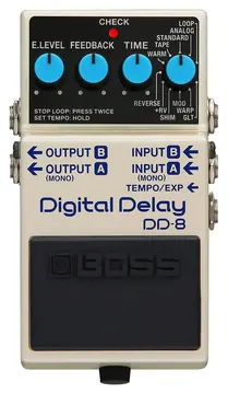 Boss DD-8 Digital Delay Effetto a pedale con looper per chitarra