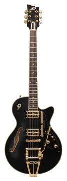 Duesenberg Starplayer TV Black Velvet + Case