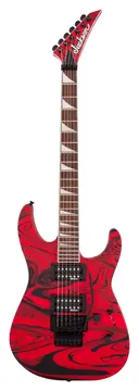 Jackson X Series Soloist SLX DX Swirl Laurel Fingerboard Satin Red Swirl