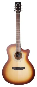MarkGuitar M-15 GSESB Westerngitarre Grand Auditorium Form mit Pickup