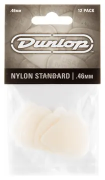 Dunlop 44P46 NYLON STANDARD PLAYER'S PACK DE 12 MEDIATORS 0,46mm
