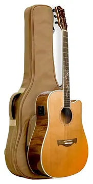 Tagima FS-200 EQ NT Florens Series Folk de Aço Natural C/ Afinador Fishman