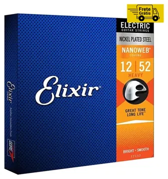 Elixir Encordoamento De Guitarra Elixir 0.12 Heavy (5723)