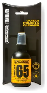 Dunlop Limpador/Polidor Dunlop F65 para Guitarra e Baixo com Flanela 654C