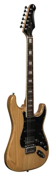 Stagg SES-60 NAT Elektrische gitaar met massieve essen body, Natural