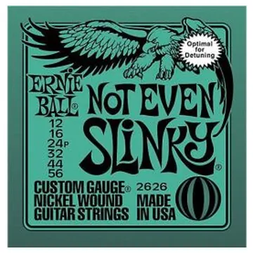 Ernie Ball Not Even Slinky Electric Guitar Strings 12-56