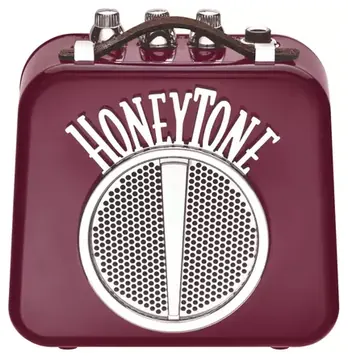 Honeytone Mini Amplificador Guitarra Danelectro Honeytone N10 Burgundy Bordô 9V