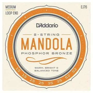 D'Addario EJ76 Mandola Strings (Medium Tension, Loop End)