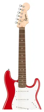 Squier Mini Stratocaster Electric Guitar, Laurel FB, Dakota Red