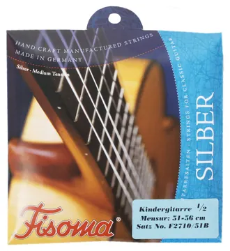 Fisoma Saiten 1/2 Konzertgitarre Kinder-Gitarre, Mensur 51-56 cm,