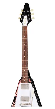 Epiphone Flying V Jimi Hendrix Love Drops - Ebony