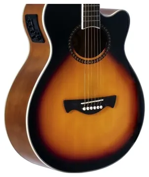 Tagima Dallas DSB America Series Mini Jumbo De Aço Sunburst C/ Afinador