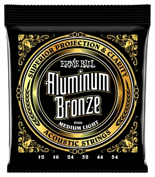 Ernie Ball Encordoamento Violao Ernie Ball 2566 012.054 Aluminum Bronze Media Leve (12874)