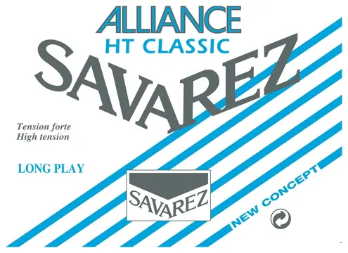 Savarez 540J Blau Nylonsaiten-Satz für Konzertgitarre Hard Tension