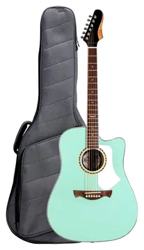 Tagima Swell Deluxe Aço EQ Turquoise Green TQG C/ Bag