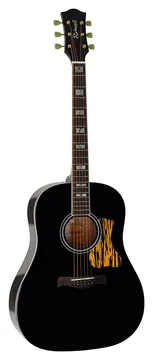 Richwood Heritage Series HSDS-42-BK dreadnought guitar with solid spruce top
