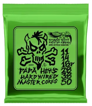 Ernie Ball 2201 Papa Hets Hardwired Master Core Slinky Nickel 11-50