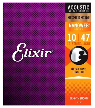 Elixir 16152 12-String Phosphor Bronze 10-47