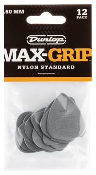 Dunlop 449P060 MAX GRIP STANDARD PLAYER'S PACK DE 12 MEDIATORS 0,60mm