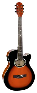 Giannini Eletroacustico 3 Tons Sunburst GSF1D 3TS
