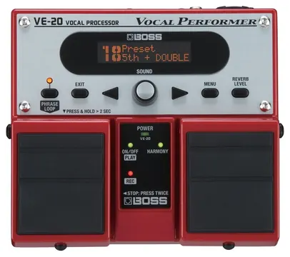 Boss Pedal Boss VE-20 de Efeitos p/ Voz